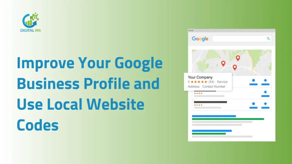 Real Estate Local SEO Strategy 2 Improve Your Google Business Profile and Use Local Website Codes