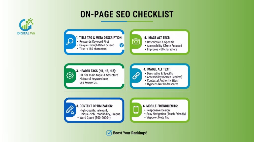 On-page Seo Checklist