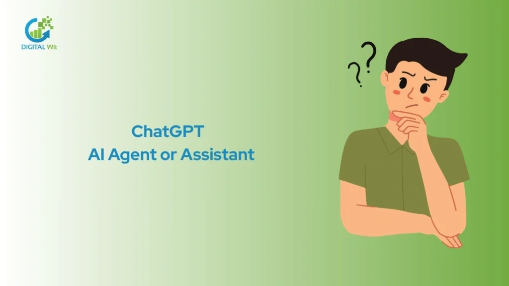 Man pondering if ChatGPT is an AI Agent or a mere assistant.