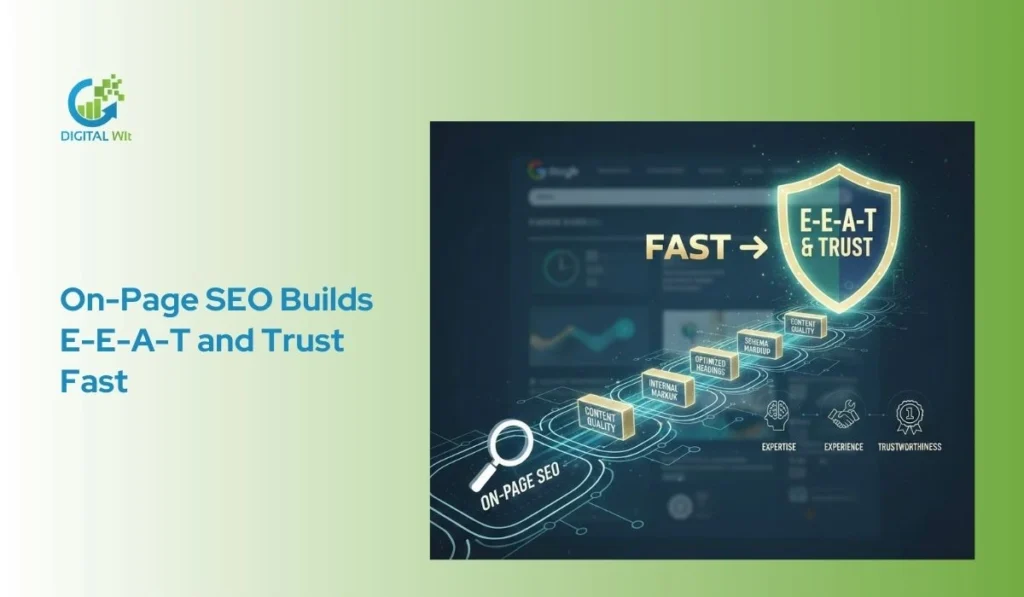 On-Page SEO builds Google E-E-A-T and trust fast