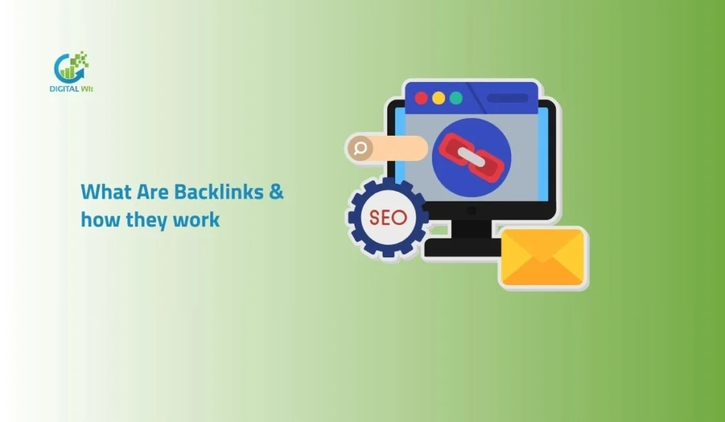 Illustration showing what backlinks are and how they work in SEO